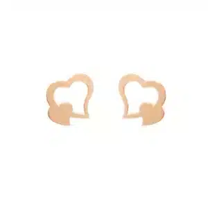 گوشواره قلب یاس