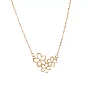 گردنبند مینیمال گل