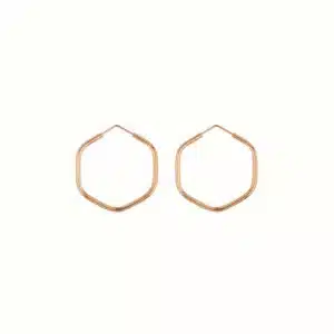 گوشواره حلقه ای شش ضلعی