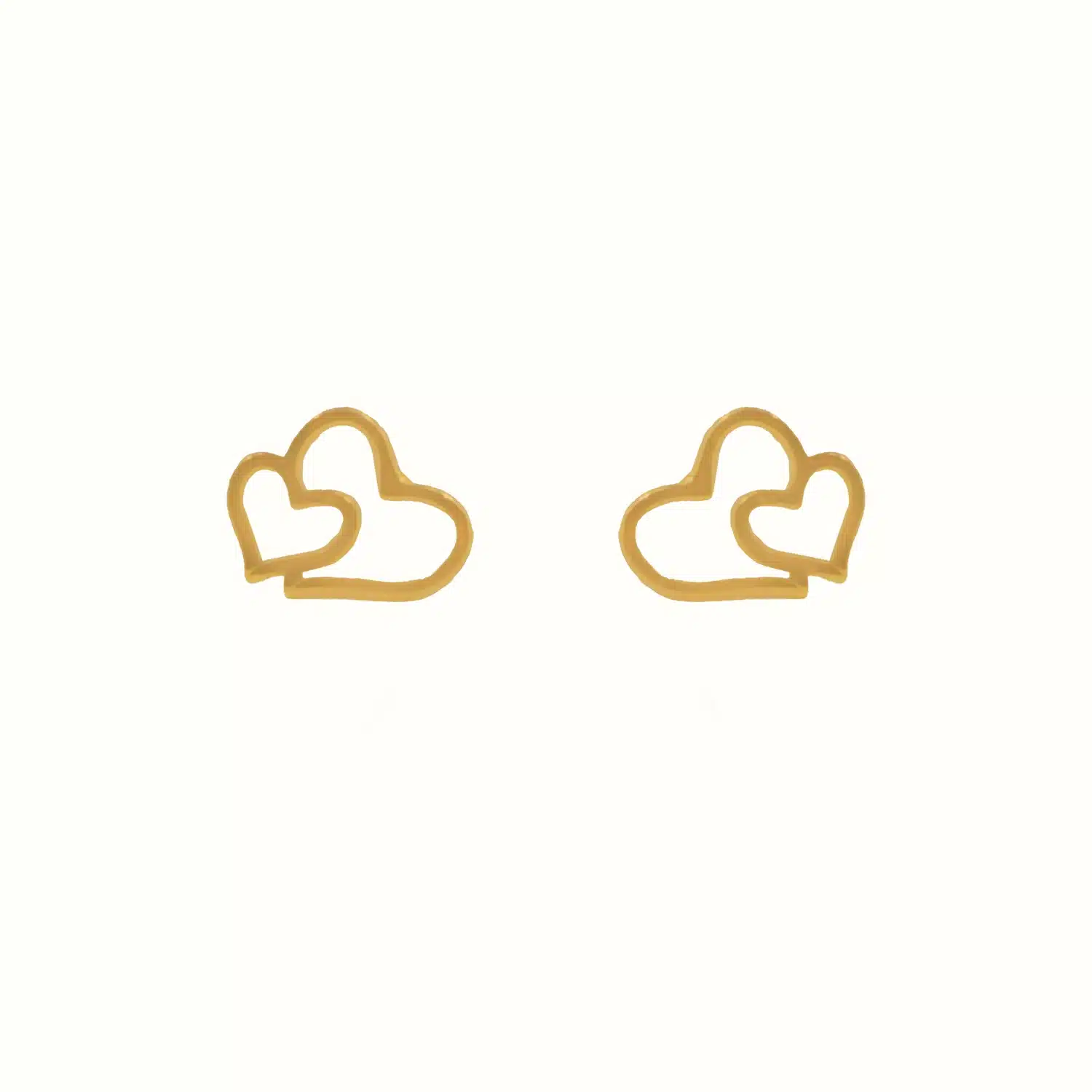 گوشواره میخی قلبی