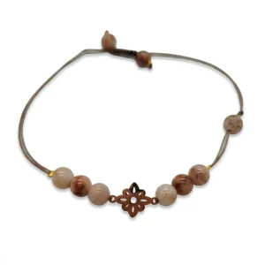 دستبند سنگ و طلا 1208