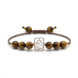 دستبند سنگ و طلا 1193