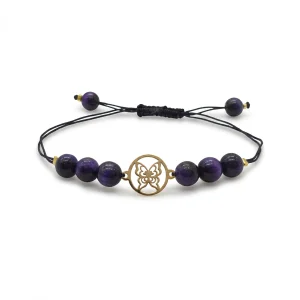 دستبند سنگ و طلا 1199