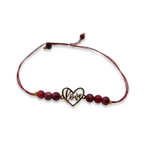 دستبند سنگ و طلا 1189