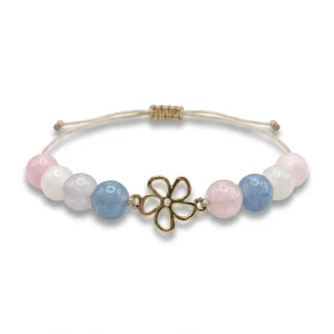 دستبند سنگ و طلا 1200