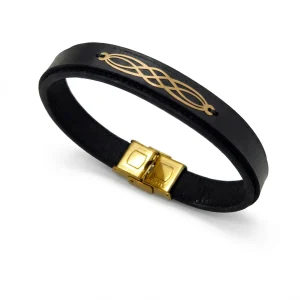 دستبند سنگ و طلا 1197