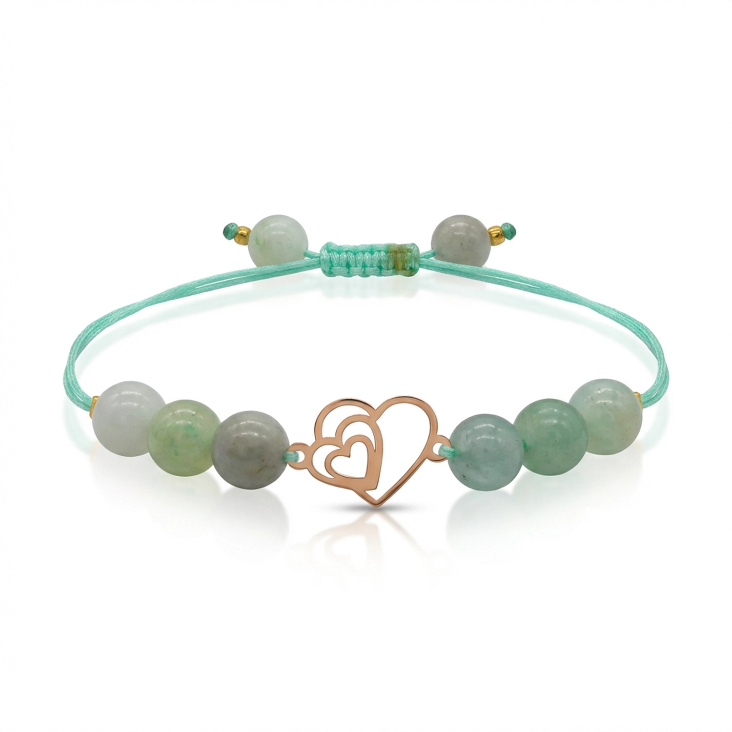 دستبند سنگ و طلا 1217