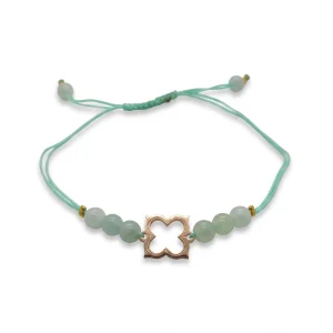 دستبند سنگ و طلا 1186